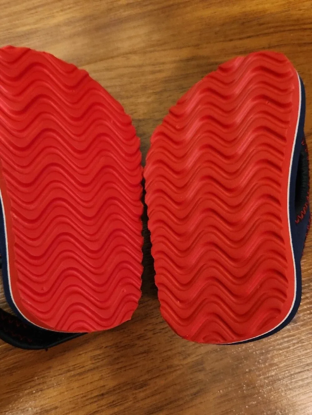 Garanimals Navy and Red Striped Baby Water Shoes